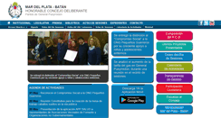 Desktop Screenshot of concejomdp.gov.ar